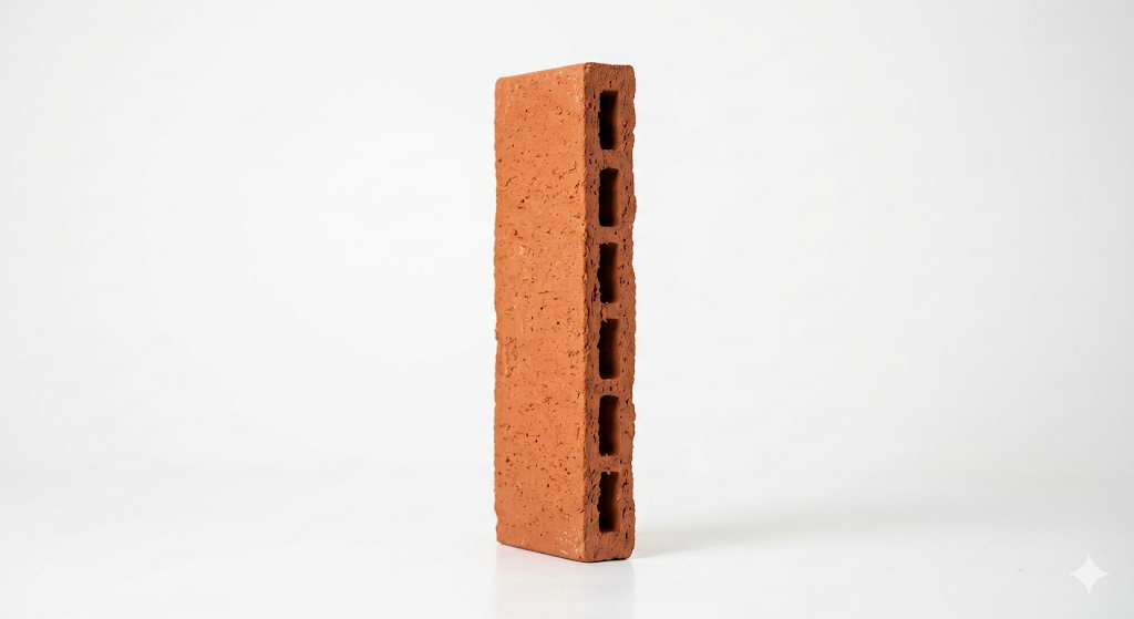 Tijolo cerâmico 30×20×11 cm em barro vermelho